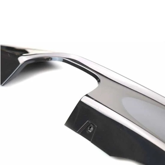 Diffuser Πίσω Προφυλακτήρα Για Bmw 3 F30/F31 11-19 M-Tech Μαύρο Ματ Με 1 Διπλή Τρύπα Εξάτμισης Αριστερά Από Abs Πλαστικό 1 Τεμάχιο