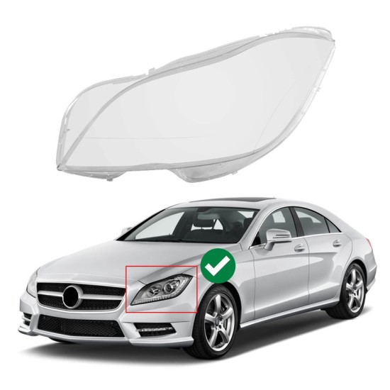 Κρύσταλλο Φαναριού Αριστερό Για Mercedes-Benz CLS W218 Pro Facelift 10-14 1 Τεμάχιο