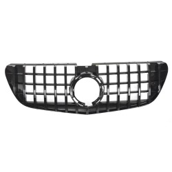 Μάσκα Για Mercedes-Benz Vito W447 Facelift 19-23 GT Amg Panamericana Look Μαύρη Γυαλιστερή 1 Τεμάχιο