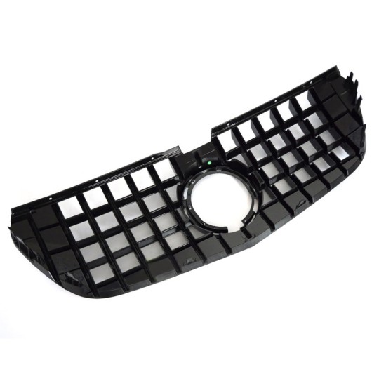 Μάσκα Για Mercedes-Benz Vito W447 Facelift 19-23 GT Amg Panamericana Look Μαύρη Γυαλιστερή 1 Τεμάχιο