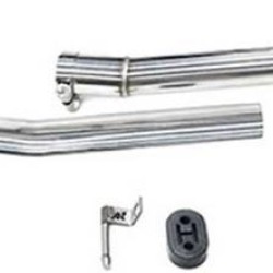 Μπούκες Εξάτμισης Για Mercedes-Benz C-Class W204 Amg Black (2 Διπλές)