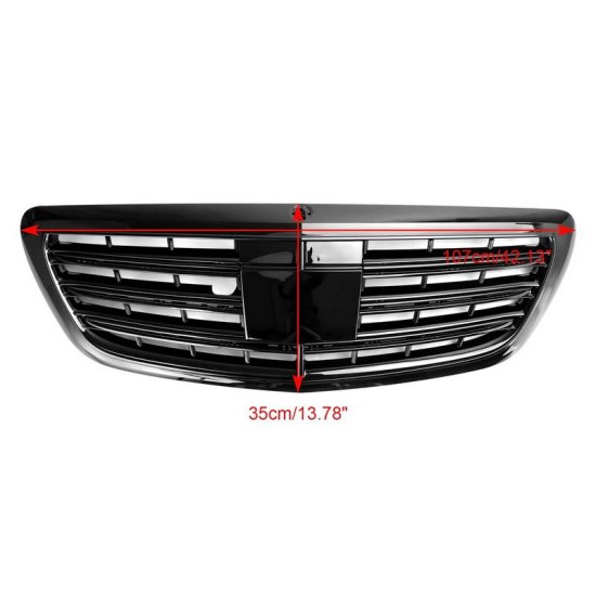 Μάσκα Για Mercedes-Benz S-Class W222 13-20 Amg Look Night Edition Μαύρο Γυαλιστερό 1 Τεμάχιο