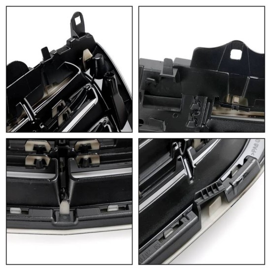 Μάσκα Για Mercedes-Benz S-Class W222 13-20 Amg Look Night Edition Μαύρο Γυαλιστερό 1 Τεμάχιο
