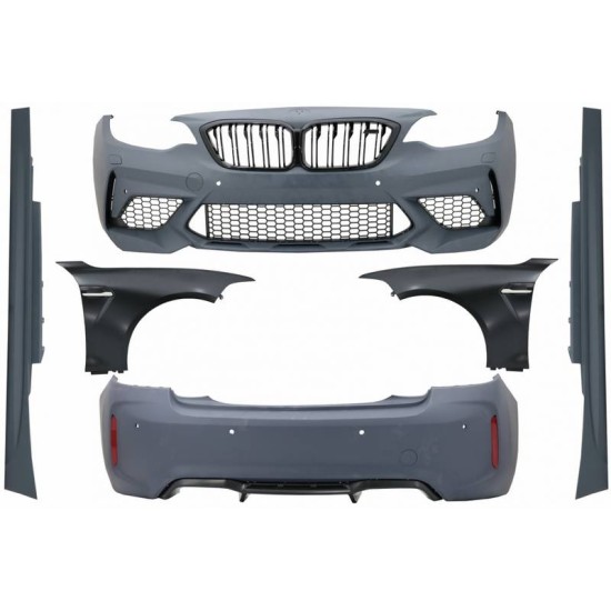 Body Kit Για Bmw 2 F22 Coupe F23 Cabrio (2014-2017) Upgrade Wide Bodyy M2 Competition  Design