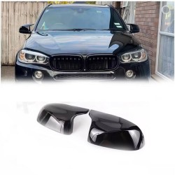 Καπάκια Καθρεφτών Για Bmw X3 F25, X4 F26, X5 F15, X6 F16 XM Look Γυαλιστερό Μαύρο 2 Τεμάχια