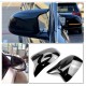 Καπάκια Καθρεφτών Για Bmw X3 F25, X4 F26, X5 F15, X6 F16 XM Look Γυαλιστερό Μαύρο 2 Τεμάχια