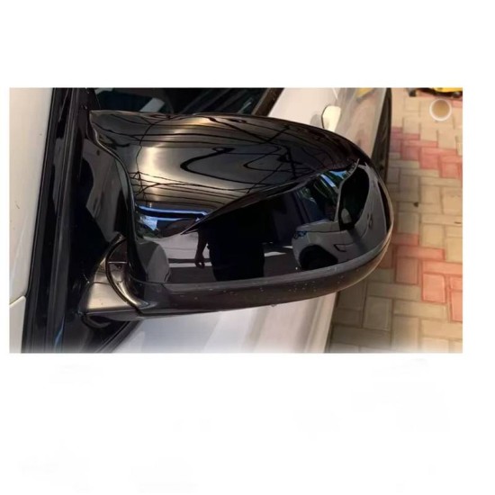 Καπάκια Καθρεφτών Για Bmw X3 F25, X4 F26, X5 F15, X6 F16 XM Look Γυαλιστερό Μαύρο 2 Τεμάχια