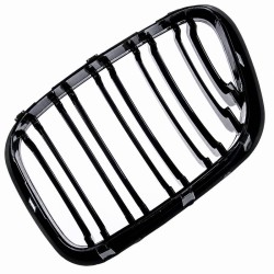 Καρδιές Μάσκας Για Bmw X5 E53 99-03 M4 Look Με Διπλή Γρίλια Μαύρο Γυαλιστερό 2 Τεμάχια