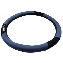 Κάλυμμα Τιμονιού Αυτοκινήτου Ύφασμα Type R Μαύρο-Γκρι Medium 38cm Κάλυμμα Τιμονιού Αυτοκινήτου Ύφασμα Type R Μαύρο-Γκρι Medium 38cm