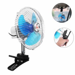 Ανεμιστήρας Περιστρεφόμενος  Νικελ 24 Volt 6" Με Κλιπ Ανεμιστήρας Περιστρεφόμενος  Νικελ 24 Volt 6" Με Κλιπ