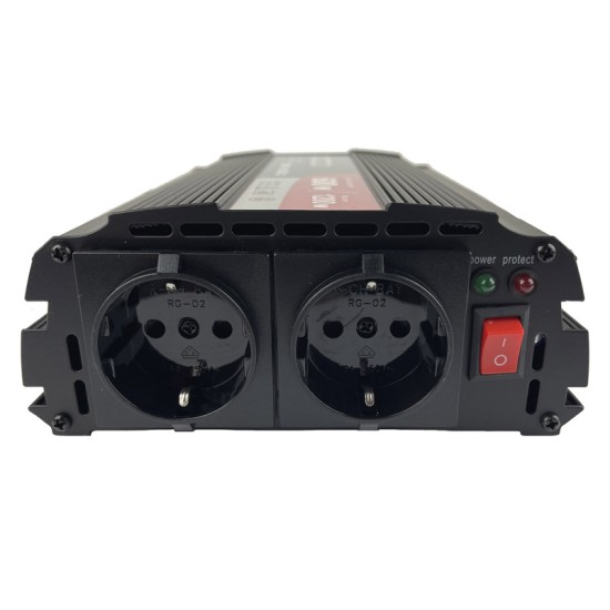 Power Inverter Αυτοκινήτου Από 12 Volt Σε 230 Volt 600/1200 Watt