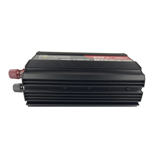 Power Inverter Αυτοκινήτου Από 12 Volt Σε 230 Volt 600/1200 Watt
