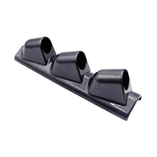 Βάση Για Όργανα Κολώνας Τριπλή (3 x 52mm) Carbon Look Prosport