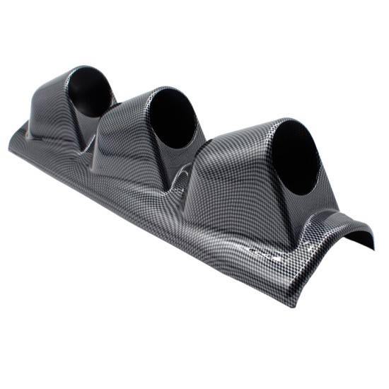 Βάση Για Όργανα Κολώνας Τριπλή (3 x 52mm) Carbon Look Prosport