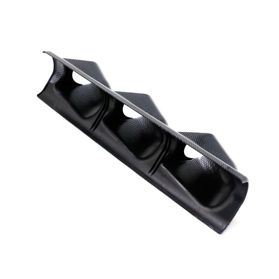 Βάση Για Όργανα Κολώνας Τριπλή (3 x 52mm) Carbon Look Prosport