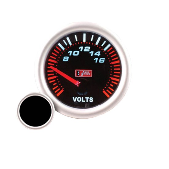 Βολτόμετρο Auto Gauge Μαύρο 52mm