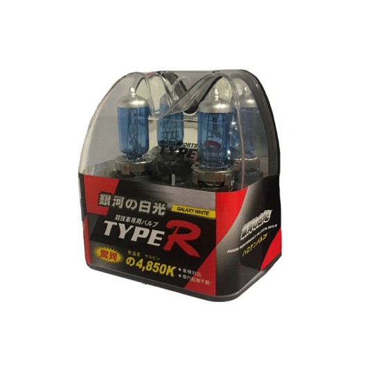 Λάμπες Αλογόνου 9007 12V 100/80w Galaxy White Type-R TR-9112W 2 Τεμάχια