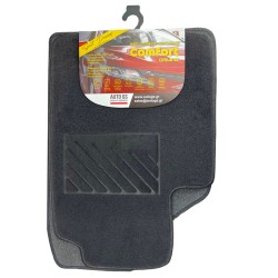 Πατάκια Αυτοκινήτου Universal Μοκέτα Comfort Μαύρο 5 Τεμάχια