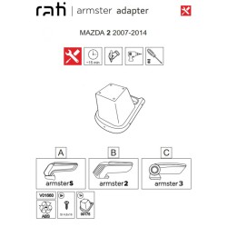 Βάση Τεμπέλη Ειδική Για Mazda 2 07-14 Armster Rati 1 Τεμάχιο Βάση Τεμπέλη Ειδική Για Mazda 2 07-14 Armster Rati 1 Τεμάχιο