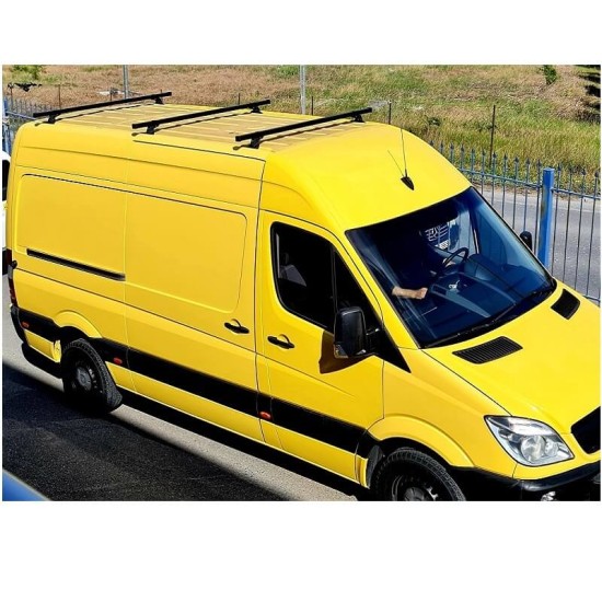 Μπάρες Οροφής Σιδερένιες CRUZ Cargo Xpro-160cm 923-304 Σετ Με Πόδια Για Mercedes-Benz Sprinter W906 06-18 / W907 / W910 18+ / VW Crafter 06-17 3 Τεμάχια
