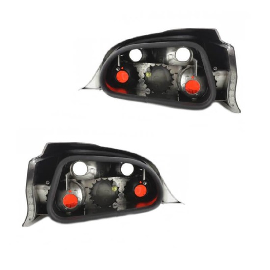 Πισινά Φανάρια Set Για Citroen Saxo 96-02 Μαύρα Sonar