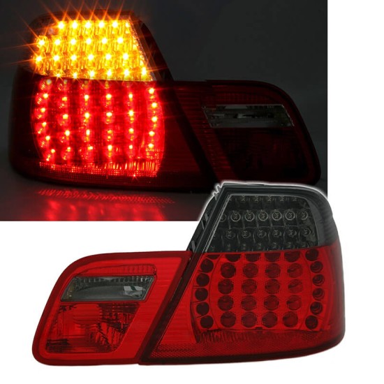 Πισινά Φανάρια Set Για Bmw 3 E46 Coupe 99-03 Led Red/Smoke Eagle Eyes