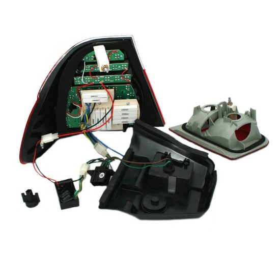 Πισινά Φανάρια Set Για Bmw 3 E46 Sedan 01-05 Led Φιμέ Eagle Eyes