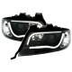 Μπροστινά Φανάρια Set Για Audi A6 4B 97-01 DRLTube Light Μαύρα H1/H1 Sonar