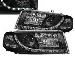 Μπροστινά Φανάρια Set Για Skoda Octavia 1U 00-10 DRL Μαύρα H1/H1/H7 Sonar