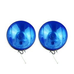 Προβολείς Στρόγγυλοι Universal Ø140mm H3 12V 55W LA-1515 35074 Μπλε 2 Τεμάχια