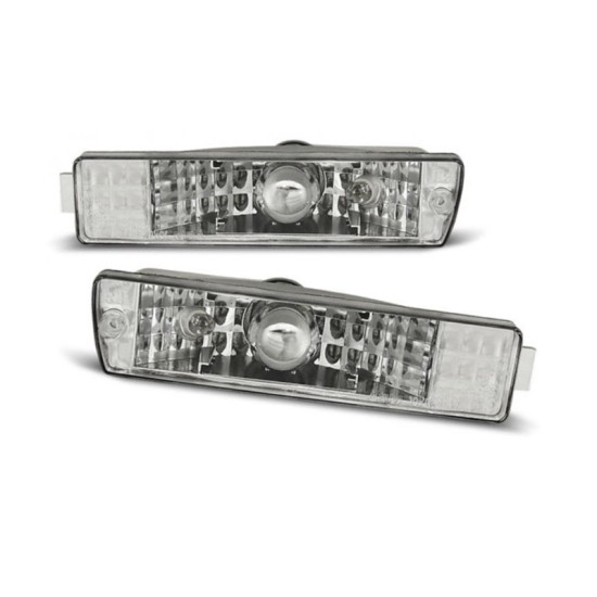Μπροστινά Φλας Για Vw Golf 2 83-91 / Jetta 84-91 Χρώμιο 2 Τεμάχια KaTuning