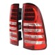 Πισινά Φανάρια Set Για Toyota Hilux Vigo 05-15 Led Κόκκινο/Crystal Eagle Eyes