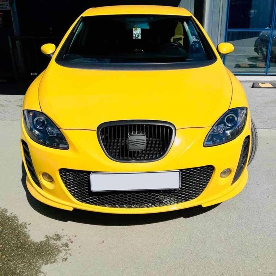 Μπροστινά Φανάρια Set Για Seat Leon 1P 05-09 DRL Μαύρα H1/H1 Sonar