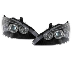 Μπροστινά Φανάρια Set Για Ford Focus 01-04 Angel Eyes Μαύρα H7/H7 Depo Μπροστινά Φανάρια Set Για Ford Focus 01-04 Angel Eyes Μαύρα H7/H7 Depo