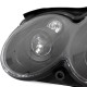 Μπροστινά Φανάρια Set Για Mercedes-Benz CLK W209 03-10 Projectors Μάυρα H7/H7 Με Ρυθμιστή Αέρος Depo