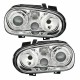 Μπροστινά Φανάρια Set Για Vw Golf IV (4) 97-03 R32 Look Projectors Χρωμίου H7/H7/H3 Depo