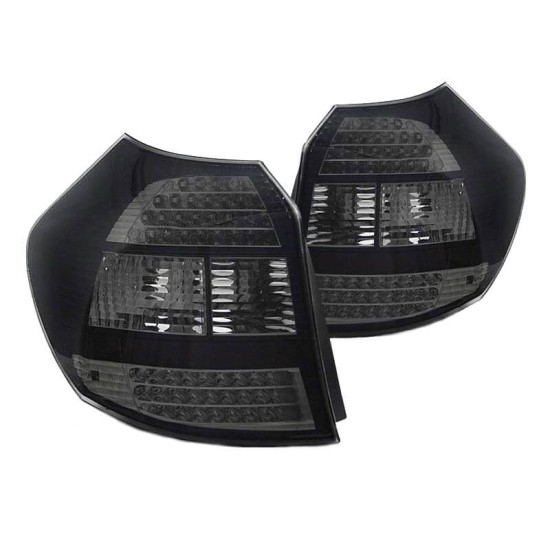 Πισινά Φανάρια Set Για Bmw 1 E81/ E87 04-07 Led Μαύρο/Φιμέ Depo