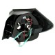 Πισινά Φανάρια Set Για Bmw 1 E81/ E87 04-07 Led Μαύρο/Φιμέ Depo