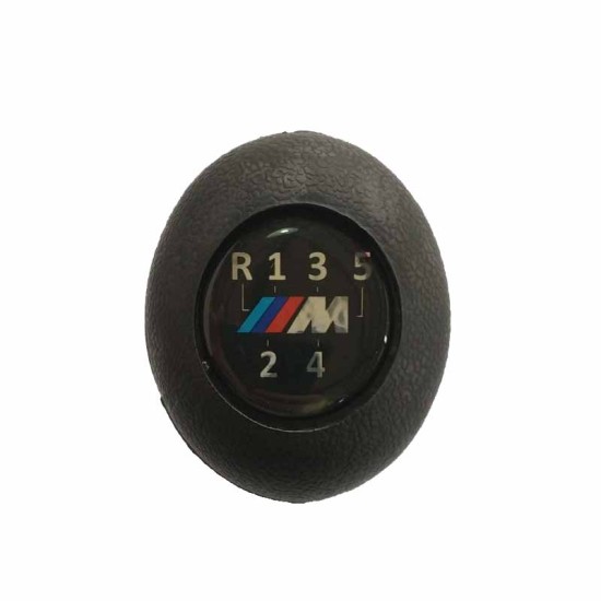 Πόμολο Λεβιέ Ταχυτήτων Bmw M-Power Μαύρο Με 5 Ταχύτητες