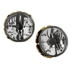 Μπροστινά Φανάρια Set Για Vw Golf 1 74-83 Με Σταυρό Χρώμιο H4 Manual Depo Μπροστινά Φανάρια Set Για Vw Golf 1 74-83 Με Σταυρό Χρώμιο H4 Manual Depo