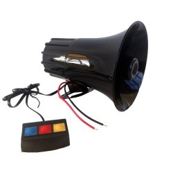 Κόρνα Αστυνομίας Με 3 Ήχους Χωρίς Μικρόφωνο 50Watt Κόρνα Αστυνομίας Με 3 Ήχους Χωρίς Μικρόφωνο 50Watt