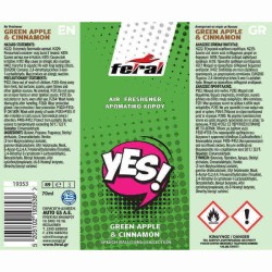 Αρωματικό Αυτοκινήτου Spray Feral Speech Collection YES 70ml Αρωματικό Αυτοκινήτου Spray Feral Speech Collection YES 70ml