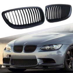 Καρδιές Μάσκας Για Bmw 3 E92 /E93 06-11 Μαύρο Ματ Με 14 Γραμμές 2 Τεμάχια Καρδιές Μάσκας Για Bmw 3 E92 /E93 06-11 Μαύρο Ματ Με 14 Γραμμές 2 Τεμάχια