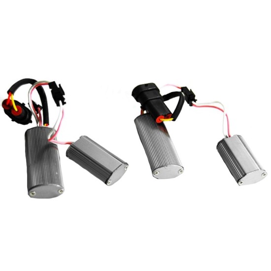 Λάμπες Led Για Angel Eyes Bmw 3 E90 / E92 / 5 E60 / X5 E70 / X6 E71 H8 Canbus Λευκές 2 Τεμάχια