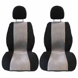 Πλατοκαθίσματα Μπροστινά Alcadara Μαύρο-Γκρι Super Fresh 2 Τεμάχια Πλατοκαθίσματα Μπροστινά Alcadara Μαύρο-Γκρι Super Fresh 2 Τεμάχια