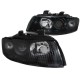 Μπροστινά Φανάρια Set Για Audi A4 B6 8E 00-04 Projectors Μαύρα H7/H7 Depo