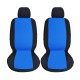 Καλύμματα Καθισμάτων Υφασμάτινα Smart Style Μαύρο-Μπλε Σετ Εμπρός-Πίσω 8 Τεμάχια