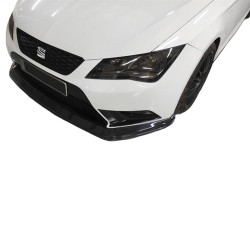 Μπροστινό Spoiler Για Seat Leon 3 (5F) 13-17 Pre-Facelift Από Abs Πλαστικό Μαύρο Γυαλιστερό 1 Τεμάχιο
