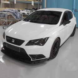 Μπροστινό Spoiler Για Seat Leon 3 (5F) 13-17 Pre-Facelift Από Abs Πλαστικό Μαύρο Γυαλιστερό 1 Τεμάχιο