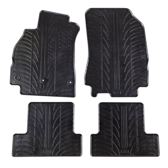 Πατάκια Αυτοκινήτου Gledring 0047 Renault Megane III 2008-2016/ Megane III Coupe 2008-2015 / Modif 2015- Μαύρο 4 Τεμάχια